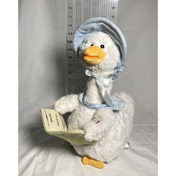 Cuddle Barn Mother Goose Animated 15" Plush Talking Stuffed Animal Nursery Rhyme - Picture 15 of 16
